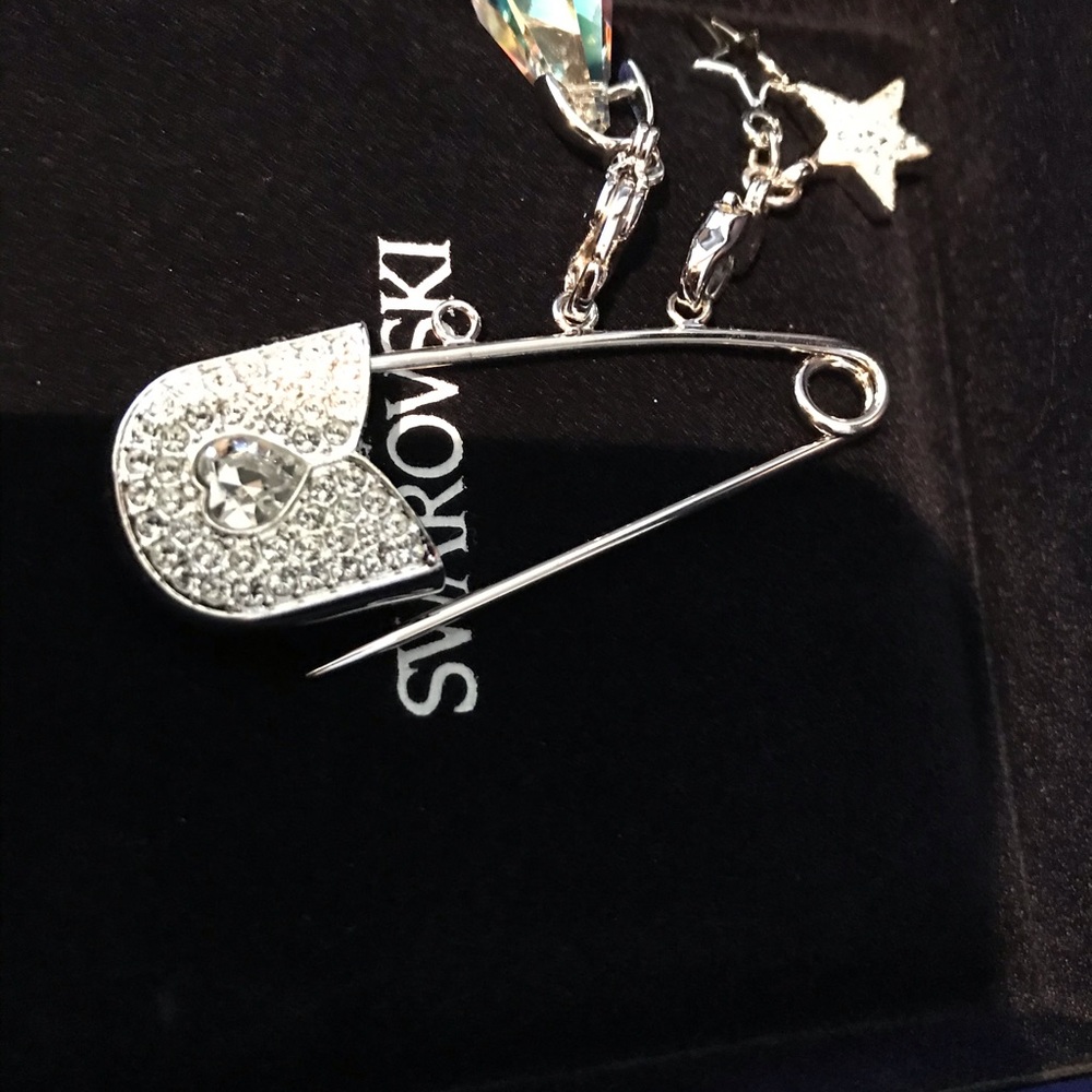 Swarovski Charmed Pin Brooch - Picture 5 of 5